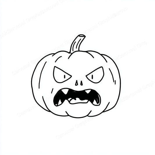 Jack-O-Lantern Vector Graphic preview