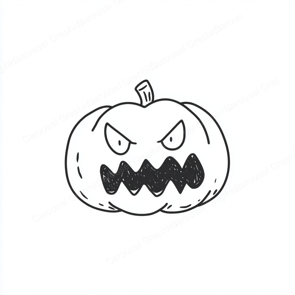 Jack-O-Lantern Vector Graphic preview