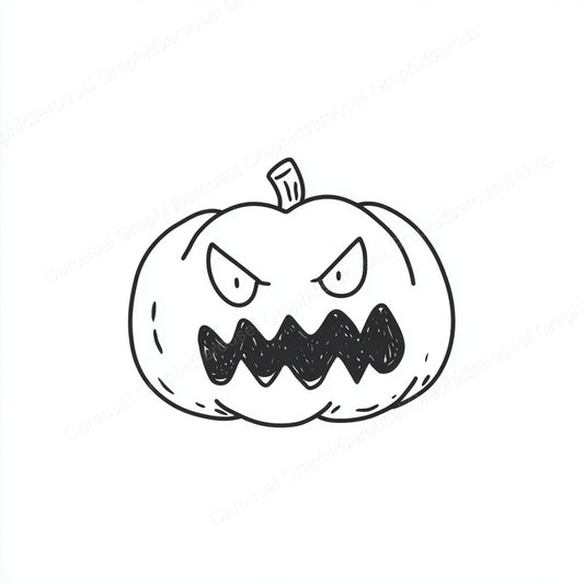 Jack-O-Lantern Vector Graphic preview