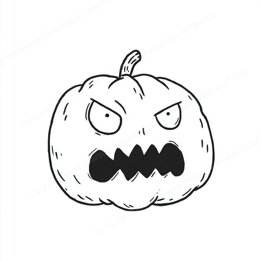 Jack-O-Lantern Vector Graphic preview