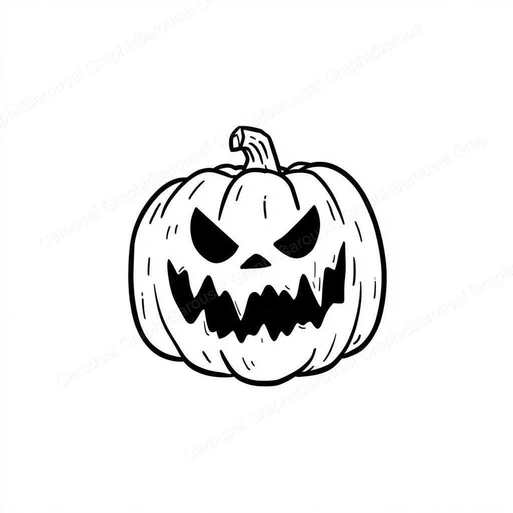 Jack-O-Lantern Vector Graphic preview