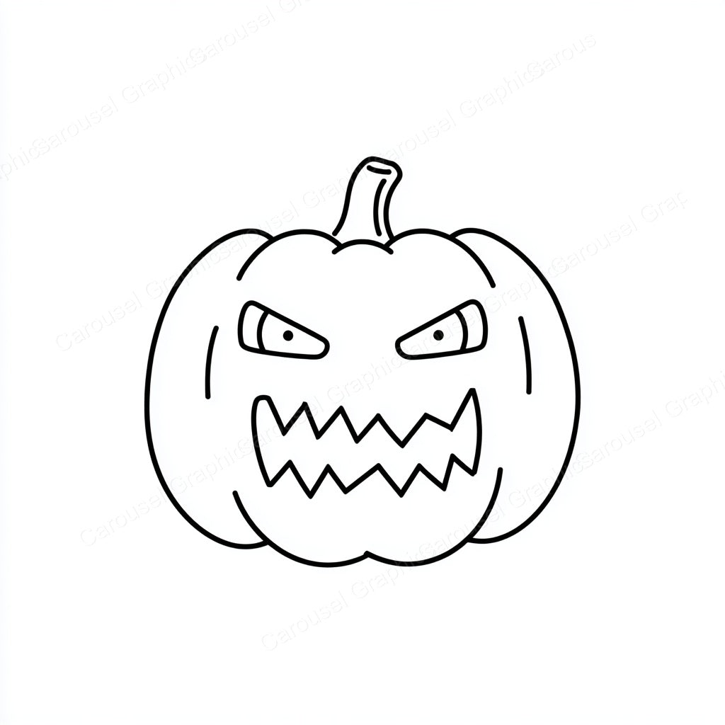 Jack-O-Lantern Vector Graphic preview