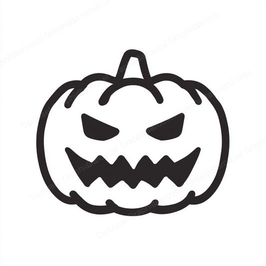 Jack-O-Lantern Vector Graphic preview