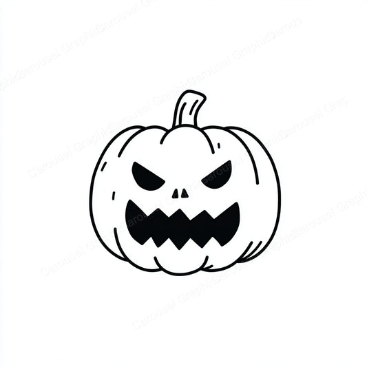 Jack-O-Lantern Vector Graphic preview