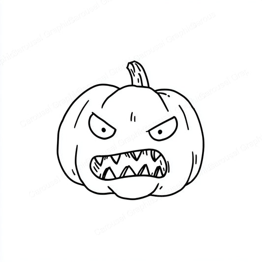 Jack-O-Lantern Vector Graphic preview
