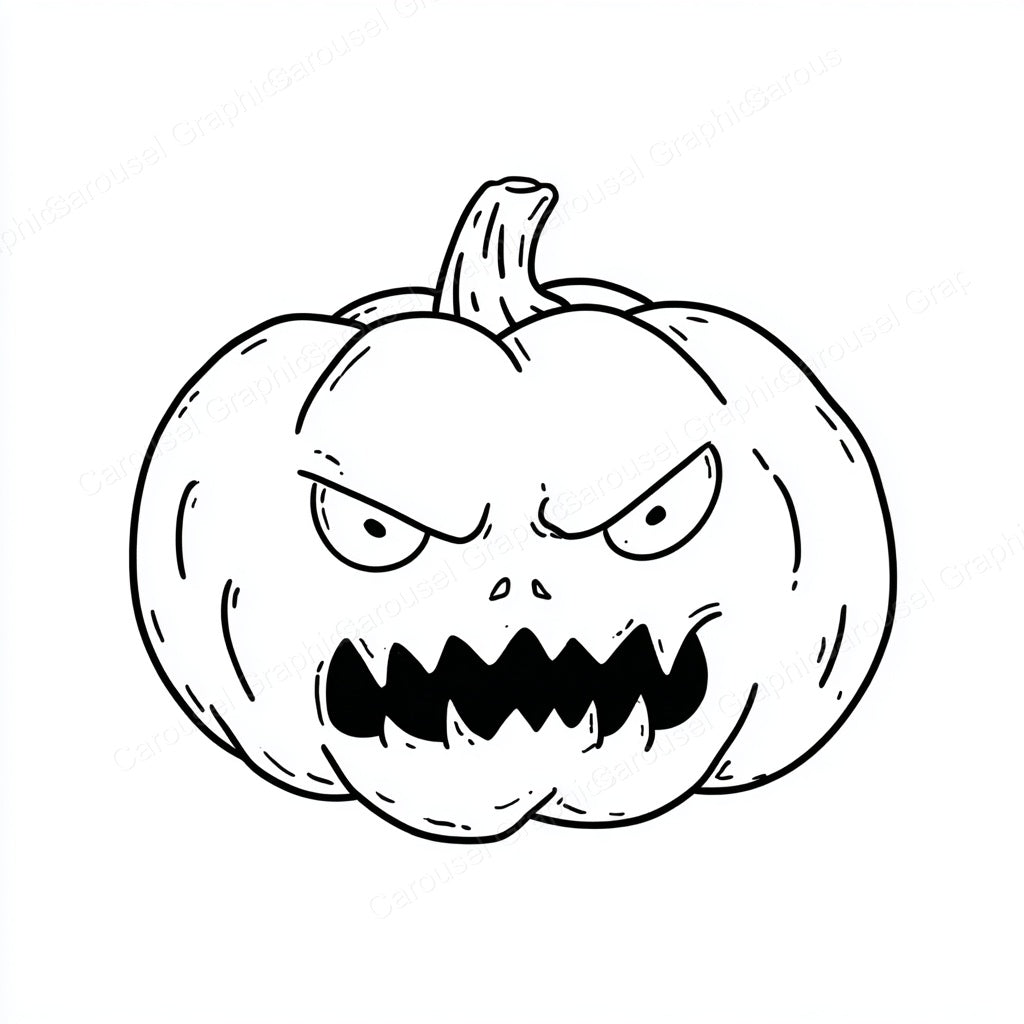 Jack-O-Lantern Vector Graphic preview