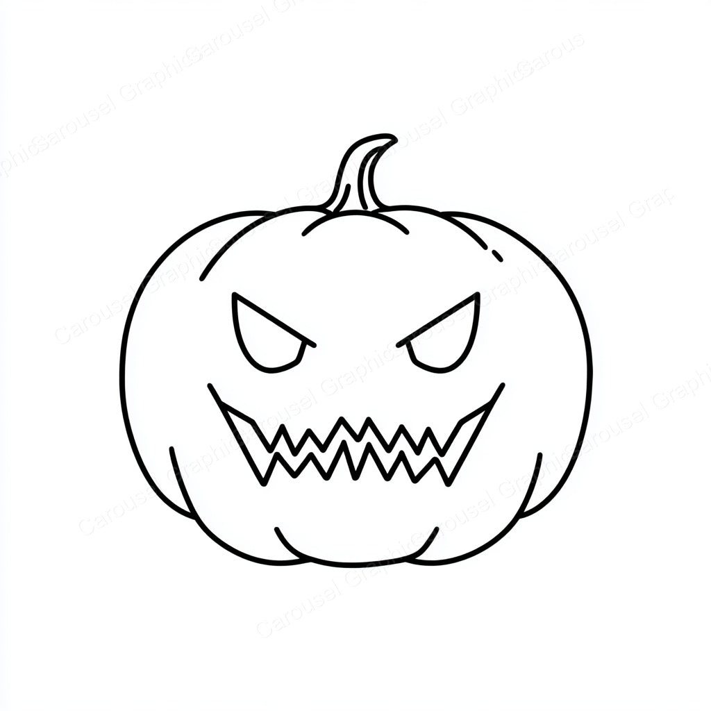 Jack-O-Lantern Vector Graphic preview