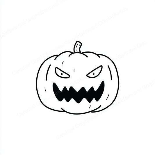 Jack-O-Lantern Vector Graphic preview