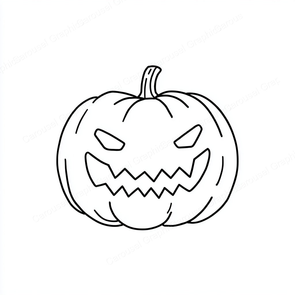 Jack-O-Lantern Vector Graphic preview