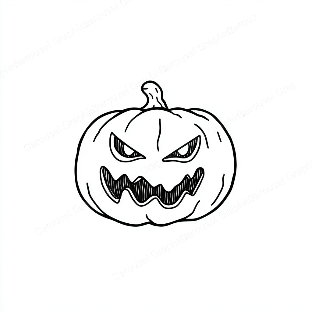Jack-O-Lantern Vector Graphic preview