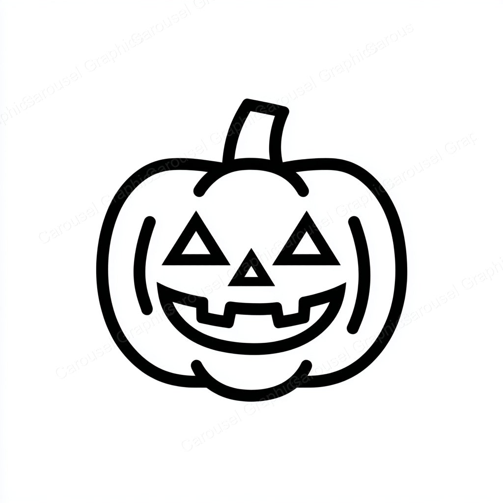 Jack-O-Lantern Vector Graphic preview