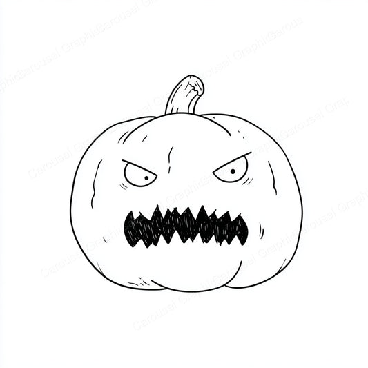 Jack-O-Lantern Vector Graphic preview