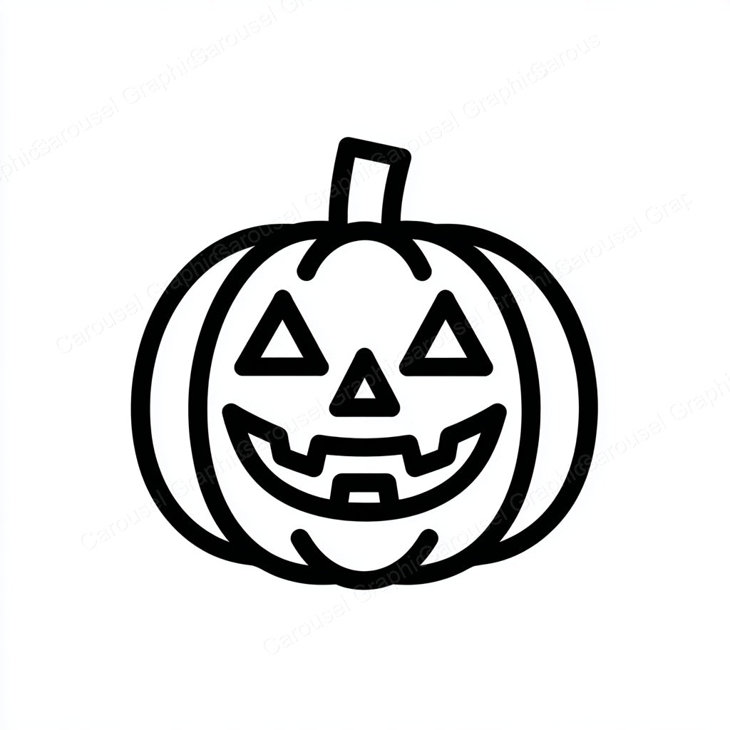 Jack-O-Lantern Vector Graphic preview