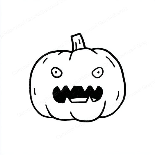 Jack-O-Lantern Vector Graphic preview