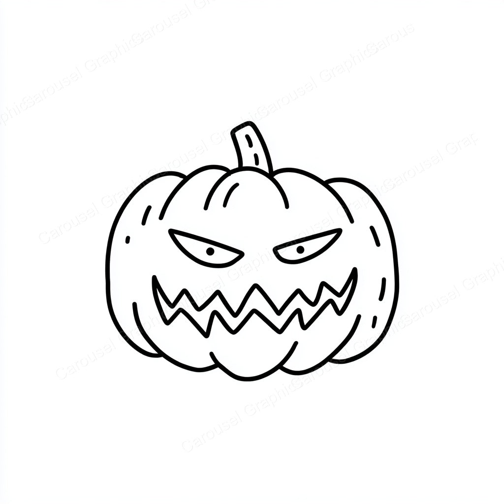 Jack-O-Lantern Vector Graphic preview