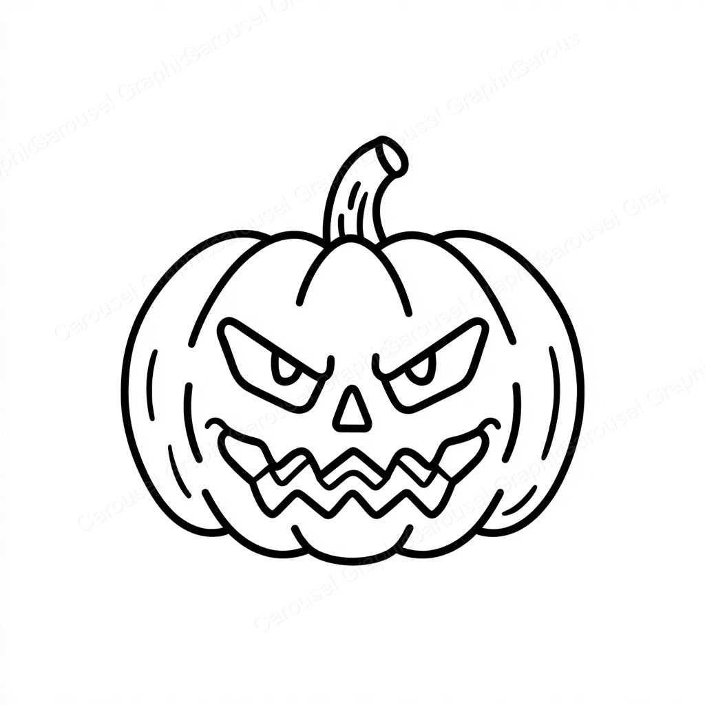 Jack-O-Lantern Vector Graphic preview