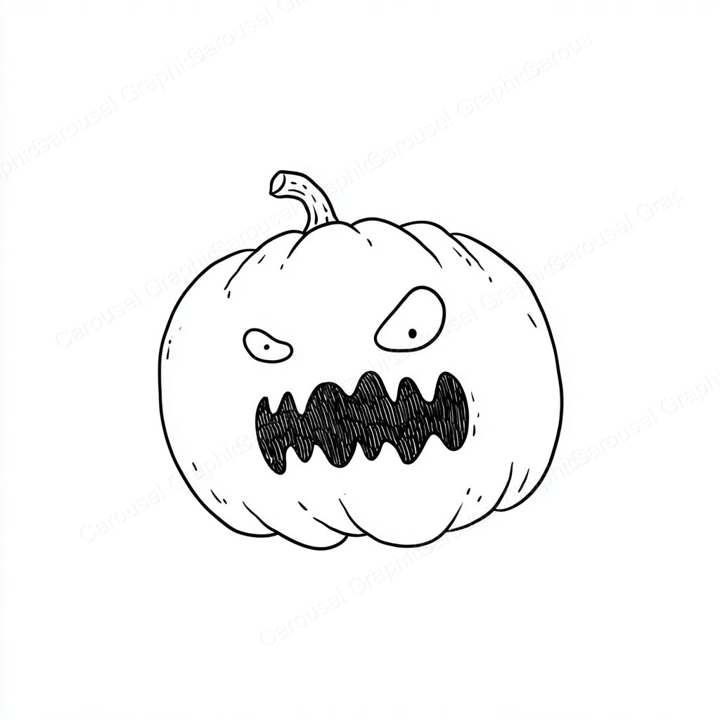 Jack-O-Lantern Vector Graphic preview