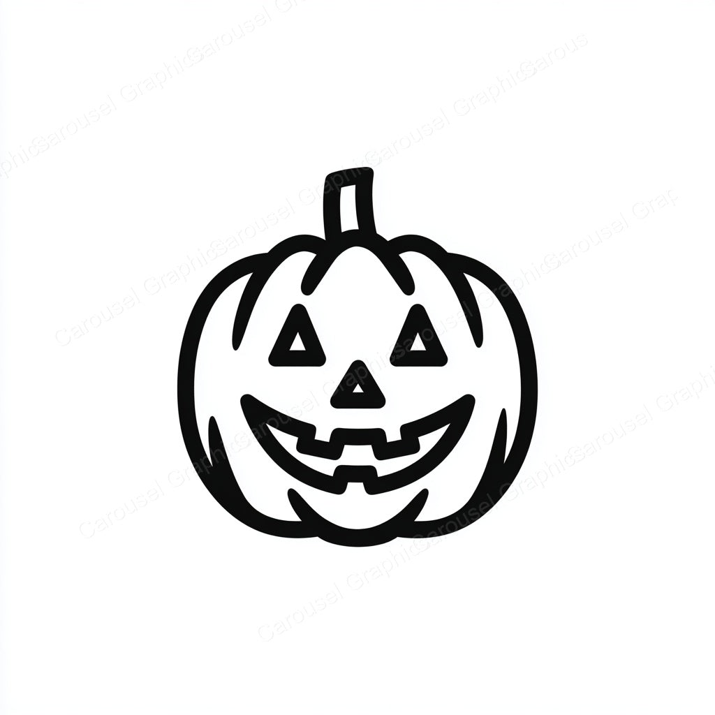 Jack-O-Lantern Vector Graphic preview