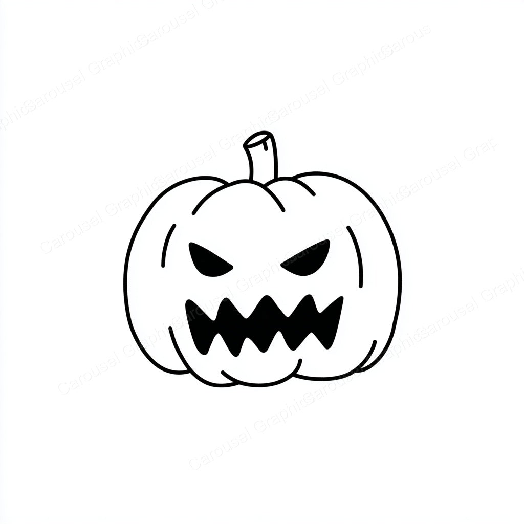 Jack-O-Lantern Vector Graphic preview