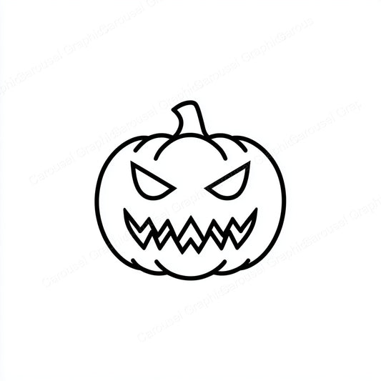 Jack-O-Lantern Vector Graphic preview