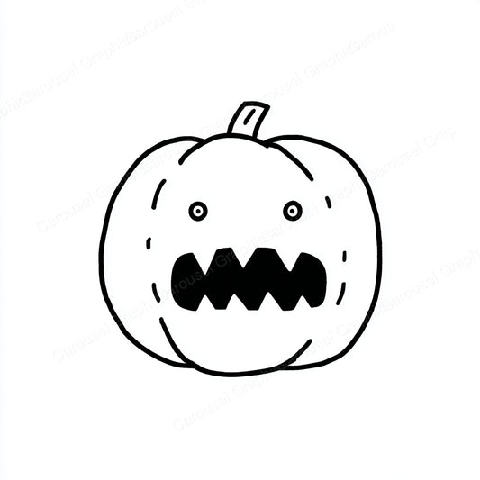 Jack-O-Lantern Vector Graphic preview