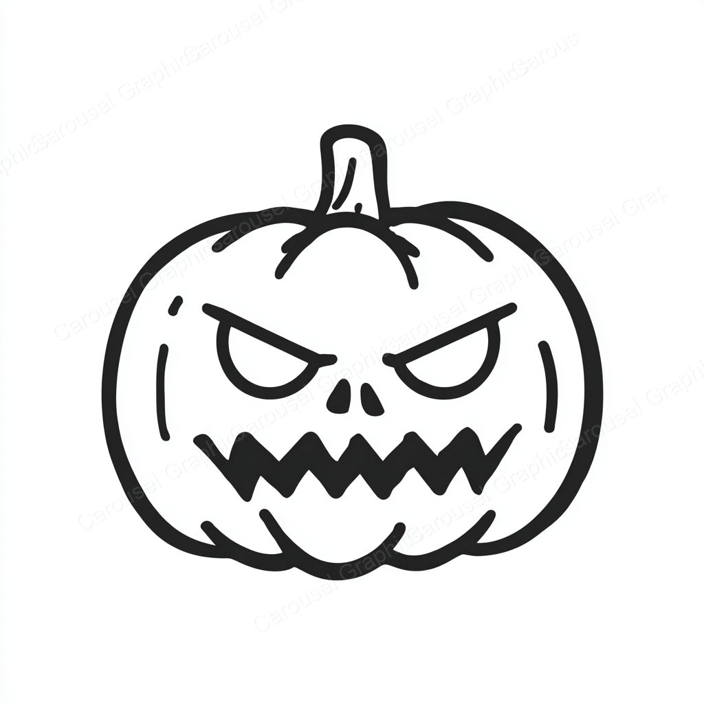 Jack-O-Lantern Vector Graphic preview