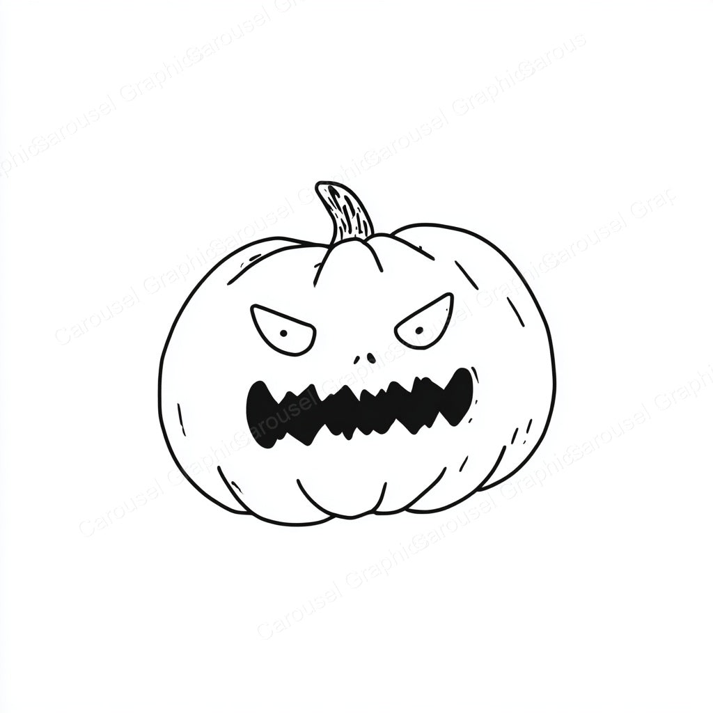 Jack-O-Lantern Vector Graphic preview