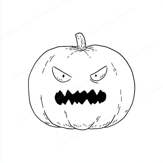 Jack-O-Lantern Vector Graphic preview