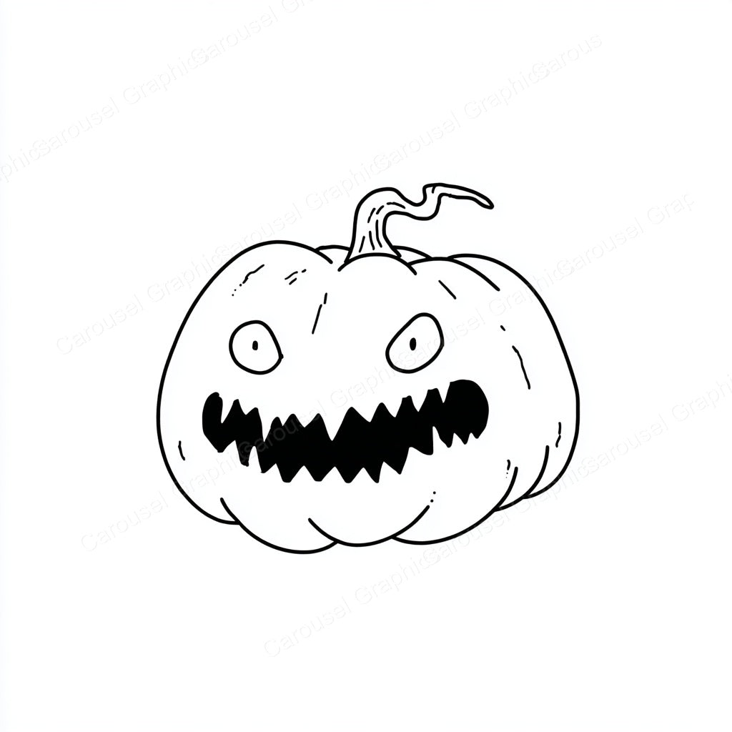 Jack-O-Lantern Vector Graphic preview