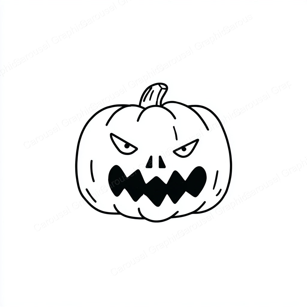 Jack-O-Lantern Vector Graphic preview