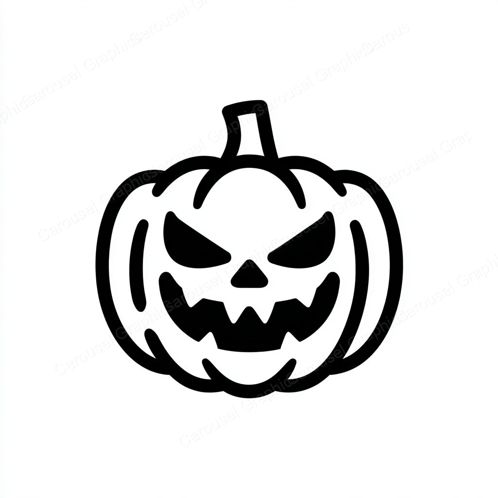 Jack-O-Lantern Vector Graphic preview
