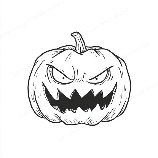 Jack-O-Lantern Vector Graphic preview