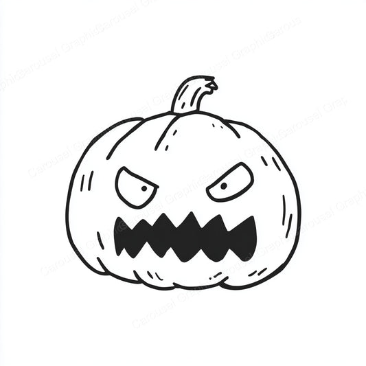 Jack-O-Lantern Vector Graphic preview