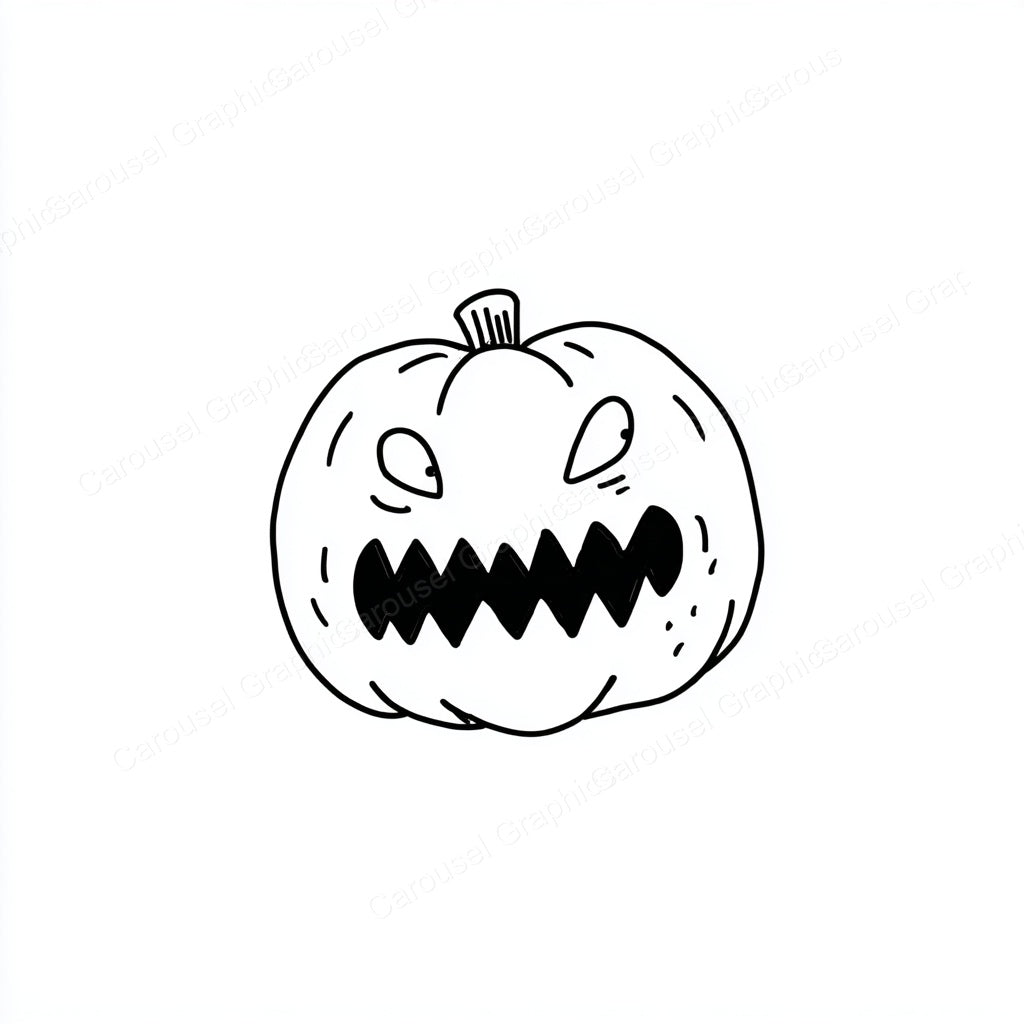 Jack-O-Lantern Vector Graphic preview