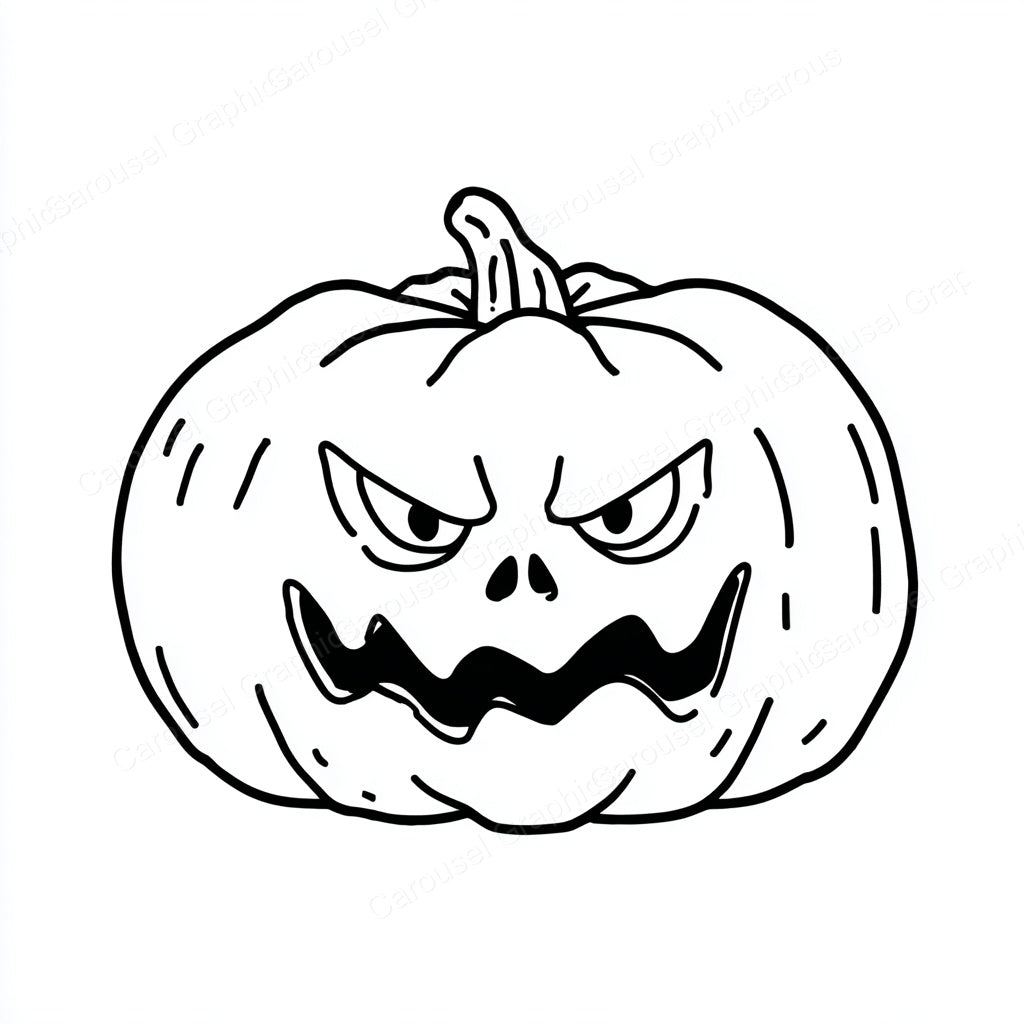Jack-O-Lantern Vector Graphic preview