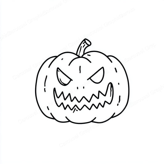 Jack-O-Lantern Vector Graphic preview