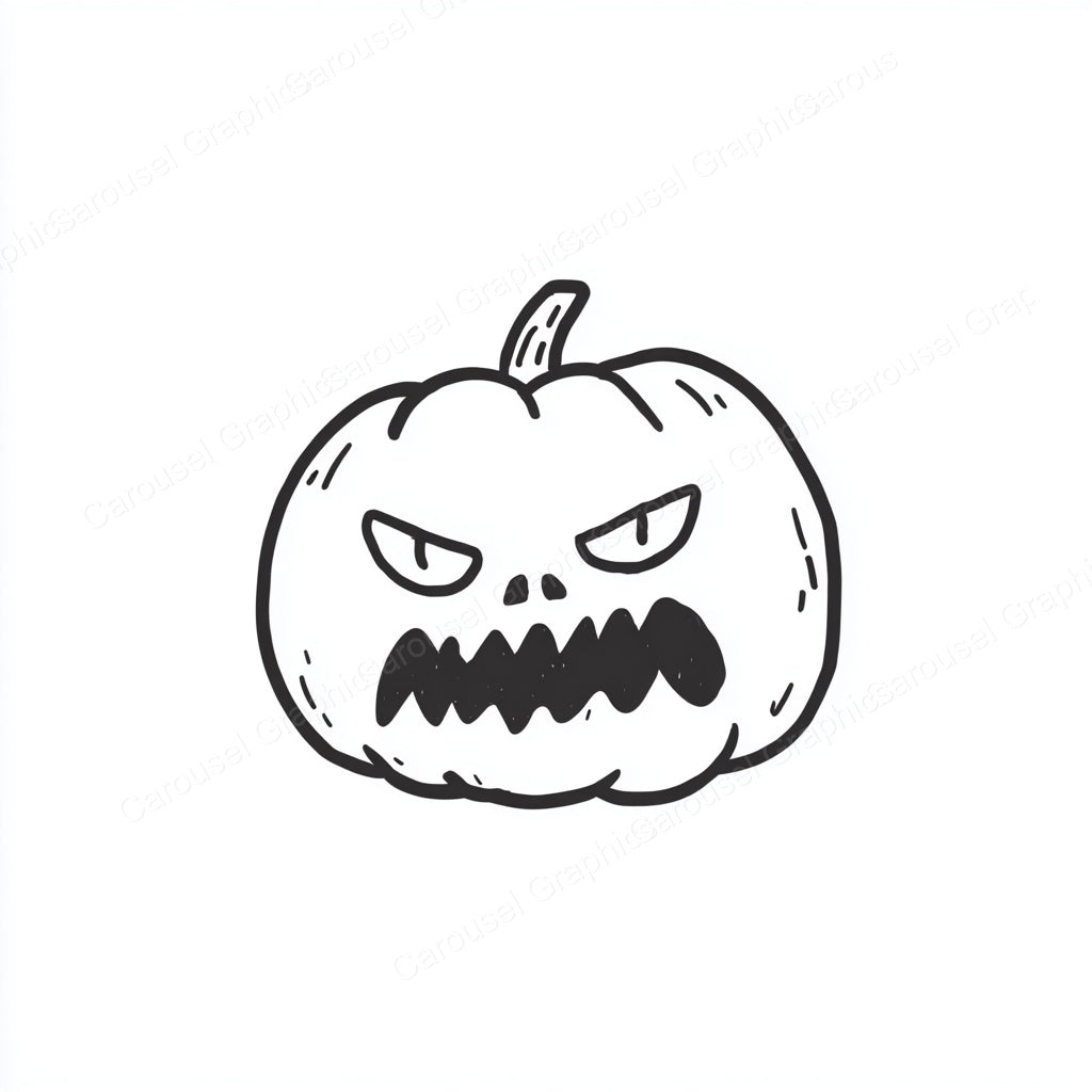 Jack-O-Lantern Vector Graphic preview