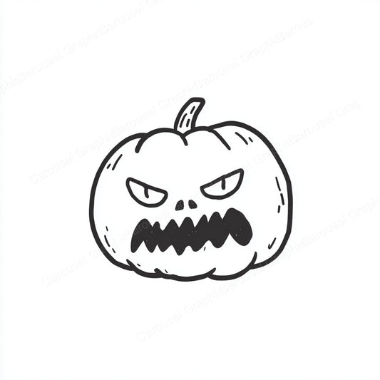 Jack-O-Lantern Vector Graphic preview