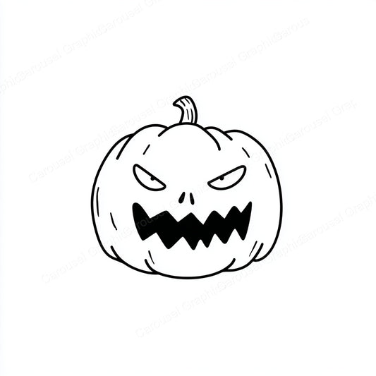 Jack-O-Lantern Vector Graphic preview