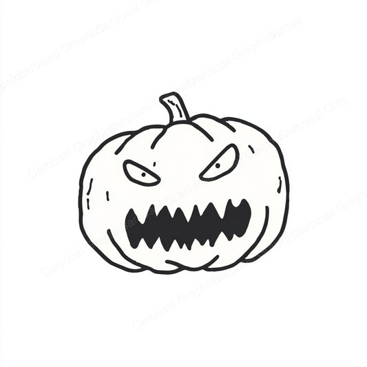 Jack-O-Lantern Vector Graphic preview