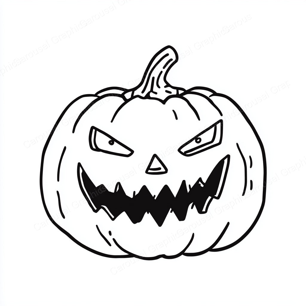Jack-O-Lantern Vector Graphic preview
