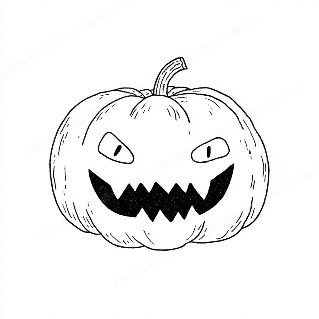 Jack-O-Lantern Vector Graphic preview