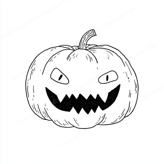 Jack-O-Lantern Vector Graphic preview