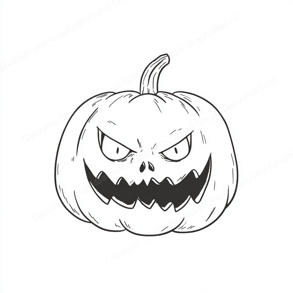 Jack-O-Lantern Vector Graphic preview