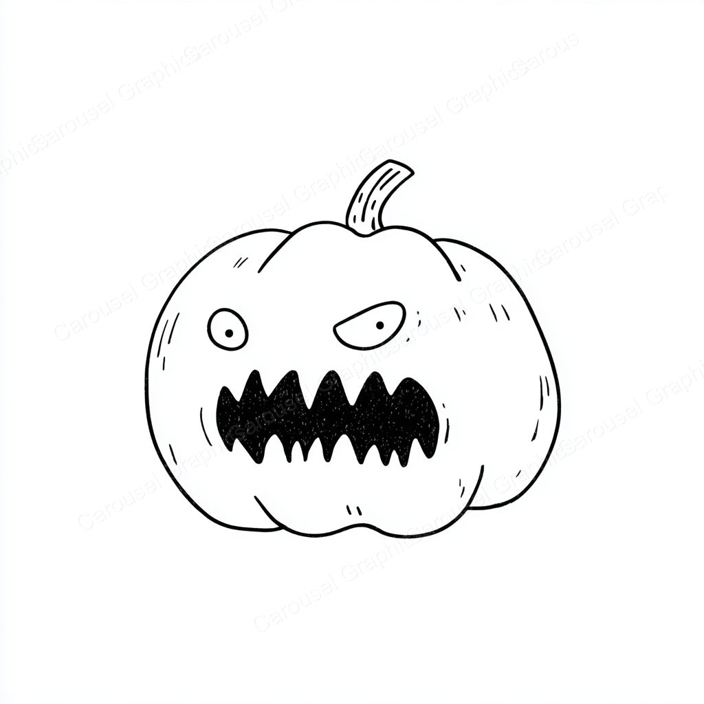 Jack-O-Lantern Vector Graphic preview