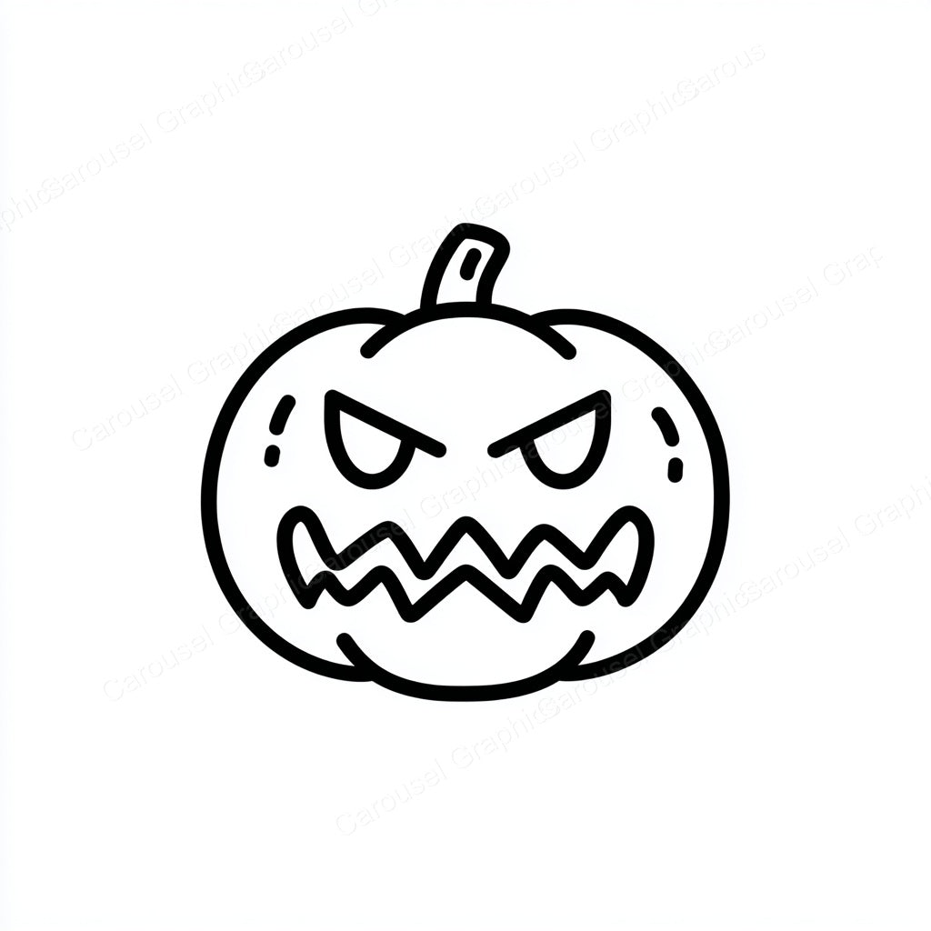 Jack-O-Lantern Vector Graphic preview