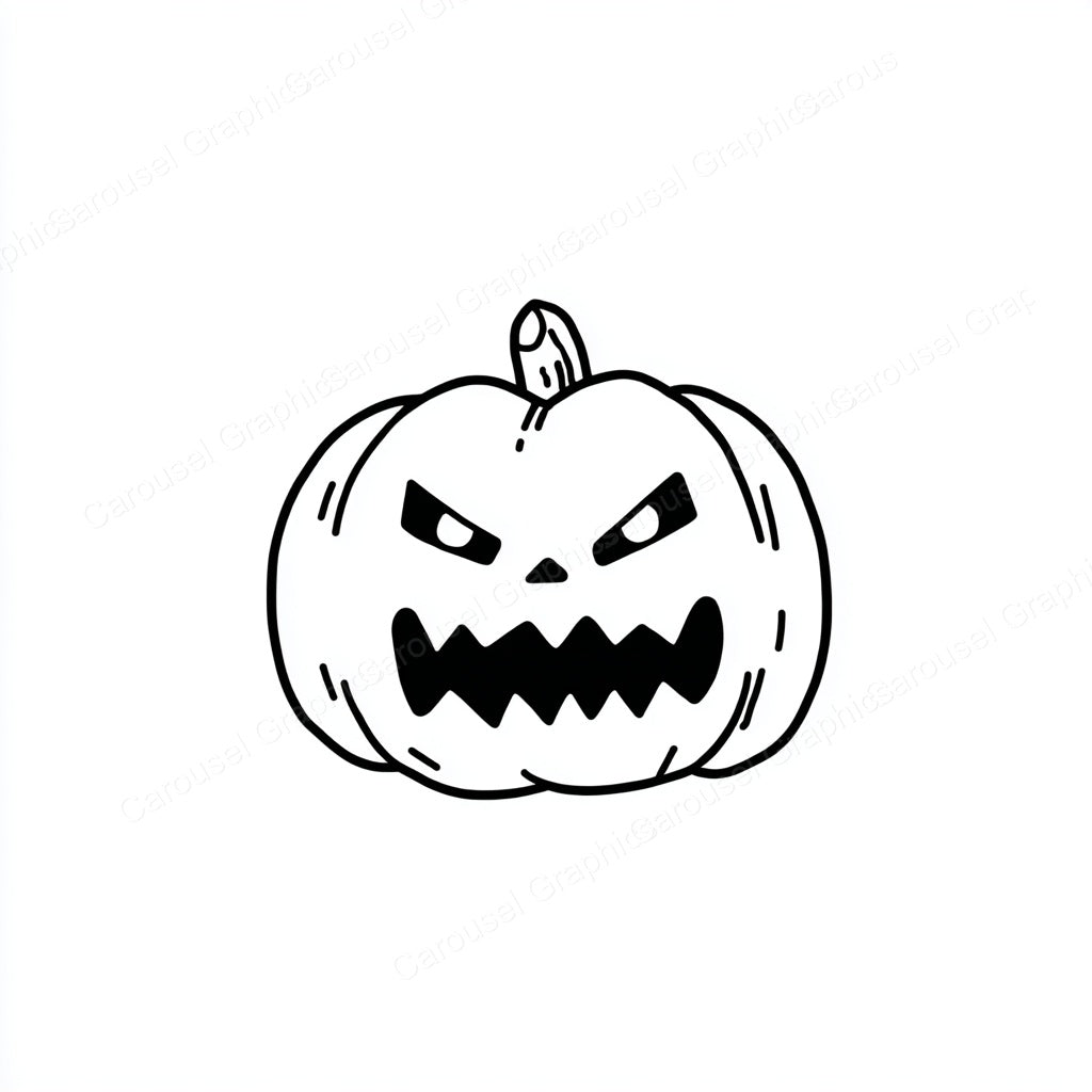 Jack-O-Lantern Vector Graphic preview