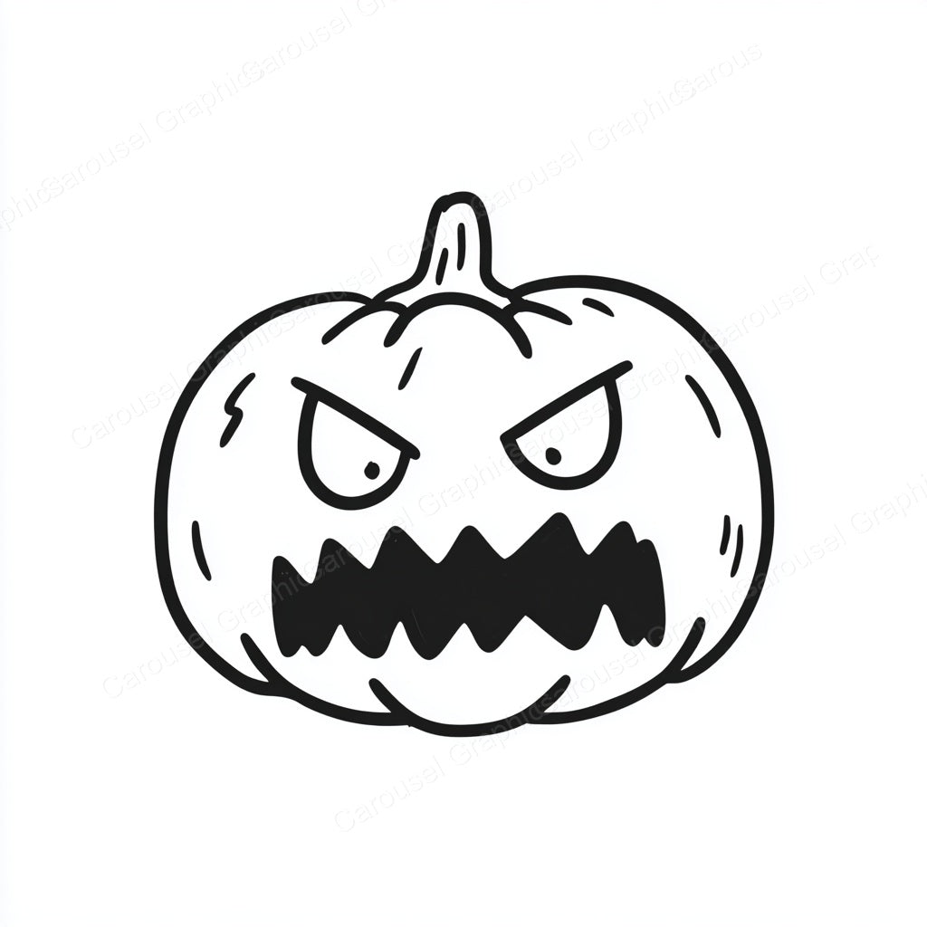 Jack-O-Lantern Vector Graphic preview