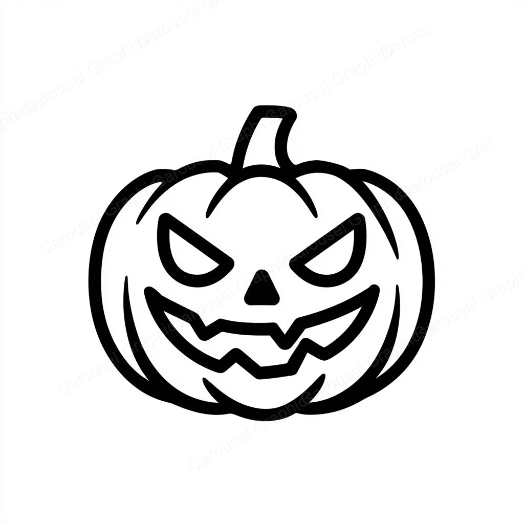 Jack-O-Lantern Vector Graphic preview