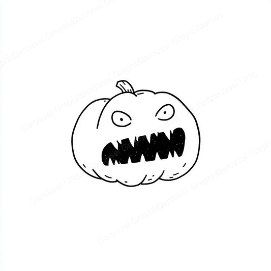 Jack-O-Lantern Vector Graphic preview